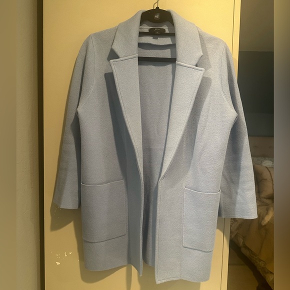 J. Crew Sophie Sweater Blazer Light Blue Size Small - Picture 2 of 9